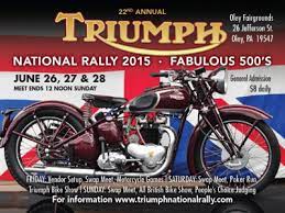 Triumph National Rally Jun 26th To Jun 28th 2015 Oley Pa Lightning Customs Triumph Bikes Triumph Rally