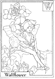 Alphabet Fairy Wallflower Coloring Pages Fairy Coloring Pages Fairy Coloring Coloring Pages