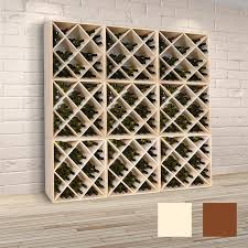 Weinregal für die wand dies mit platz für 10 flaschen. Weinregal System Rauten 60 Cm Modular Und Stapelbar Promondo