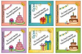 Hausigutscheine Fur Den Geburtstag Ideenreise Klassenzimmer Geburtstag Grundschule Ideen Fur Das Klassenzimmer