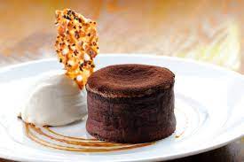 Chocolate Fondant Recipe With Nougatine And Toffee Great British Chefs Recipe Romantic Desserts Recipes Dessert Recipes Fondant Recipe