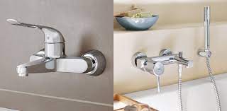 Hansgrohe bathroom faucets combine top design with the highest quality and innovative functions. Grohe Wall Mounted Bathtub Taps Xtwostore