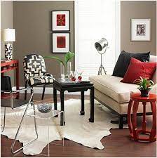 Black Red And Taupe Color Scheme Decoration Interieure Deco Salon Deco Maison