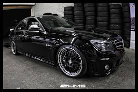 Black Rimed Mercedes Benz W204 Custom Mercedes Benz Mercedes Benz C300 Benz