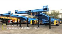 3 Axle Gooseneck Skeletal Trailer