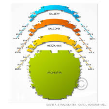 david a straz center carol morsani hall 2019 seating chart