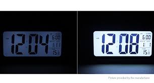 Large digital led jumbo wall clock alarm timer caldendar temperature humidity. 7 14 Free Shipping Modern Large Display Digital Alarm Clock Desk Table Clock Black At M Fasttech Com Fasttech Mobile