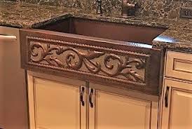 There are several single bowl and double bowl varieties in. Copper Farmhouse Vine Apron Front Sink Available In 30 33 36 42 Kitchen Farmhouse Sinks