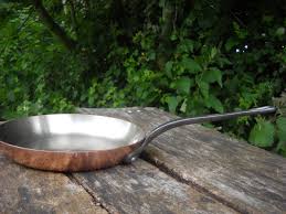 Tupperware 2mm Copper Frying Saute Skillet Copper Pan Vintage Tupperware Saute French Vintage