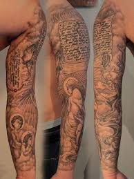 Christian temporary tattoo sleeve for men. Religious Sleeve Tattoos Designs Ideas And Meaning Tattoos For You