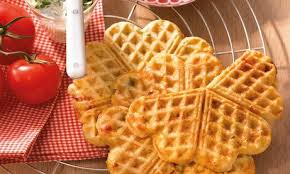 Tomaten Mozzarella Waffeln Rezept Tomate Mozzarella Waffeln Rezept Waffeln