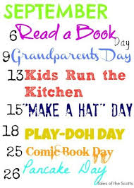 Tales Of The Scotts Fun September Holidays September Holidays Unusual Holidays Childrens Crafts