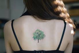 Realistic Green Willow Tree Nature Tattoo Ideas For Women At Mybodiart Com Willow Tree Tattoos Tree Tattoo Small Oak Tree Tattoo