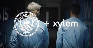 Boot bag, pump, ball, captain's arm band; Man City Partnership Xylem Deutschland