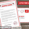 You can make a free printable santa envelope addressed to the north pole. 1