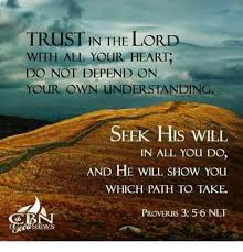 Image result for trust in the lord with all your heart