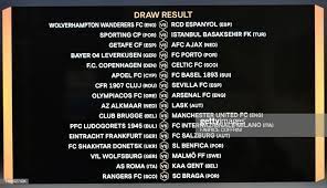 The uefa europa league knockout stage begins in february with the round of 32. Uefa Europa League 2019 2020 Round Of 32 Draws European Football Epl Uefa La Liga 4 Nigeria