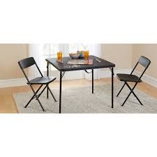 Mainstays 34 Square Fold In Half Table Black Fold In Half Table Table Farmhouse Dining Table