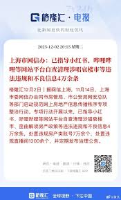 上海網信辦：已指導小紅書、嗶哩嗶哩等清理唱衰樓市等違法違規和 ...