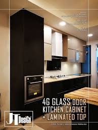 It S A 4g Glass Door Kitchen Cabinet With Laminated Worktop Kitchencabinet4 Glass Kitchen Cabinet Doors Modern Kitchen Cabinets Modern Kitchen Cabinet Design