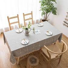 Saw something that caught your attention? Buy Oubonun Rustic Lattice Tablecloth Cotton Linen Grey Rectangle Table Cloths For Kitchen Dining Party Holiday Christmas Buffet 55x102 Online In Vietnam B087bmfbqt