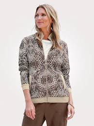 So haben sie alle preise und vorteile von schlangen muster. Mona Sweatjacke Mit Schlangen Muster Klingel