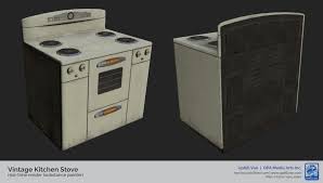 artstation vintage kitchen stove