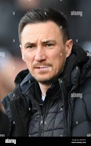 Stuart Maynard, manager of Notts County celebrates victory during the Sky  Bet League 2 match between Notts County and Accrington Stanley at Meadow  Lane, Nottingham