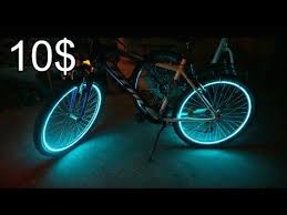 Bike Wheel Lights Hack Simple Diy Youtube In 2020 Bike Hacks Diy Easy Diy Bike Wheel