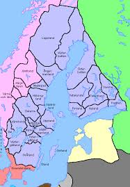 Sveriges vägnät på en karta. Landskap I Sverige Wikipedia