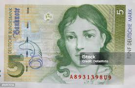 Photo libre de droit de Modifier 5 Deutsche Mark Schein banque d'images et  plus d'images libres de droit de Billet de banque