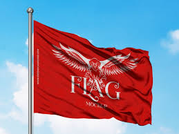 55 Realistic Flag Mockup Psd For Branding Free 038 Premium Downloads Layerbag