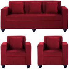Pop in and see us. Royal Wood Leather 3 1 1 Red Sofa Set Price In India Buy Royal Wood Leather 3 1 1 Red Sofa Set Online At Flipkart Com