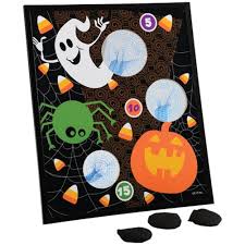 Bean bag basket toss game. Halloween Bean Bag Toss Game