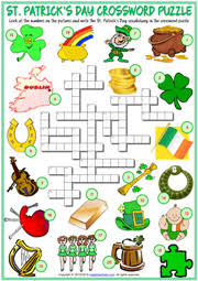 Or you can simply search by typing the clue: St Patrick S Day Esl Vocabulary Worksheets