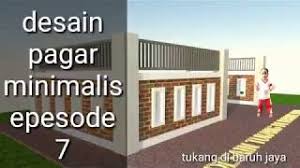 Pagar rumah mempunyai beberapa fungsi sebagai gerbang masuk dan pembatas area rumah. Desain Pagar Tembok Rumah Minimalis Type 36 Youtube