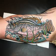 This is an awesome fishing tattoo design. Ink Fishing The Flyfish Journal