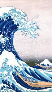 Wallpaper hd of the great wave off kanagawa, retro style, japan, waves, retrowave. Free Download The Great Wave Off Kanagawa Painting Iphone 5 Wallpaper 640x1136 For Your Desktop Mobile Tablet Explore 63 The Great Wave Off Kanagawa Wallpaper Japanese Wave Wallpaper Hokusai