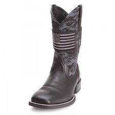 Black And White Cowboy Boots Mens Ariat Mens Sport Patriot Square Toe Cowboy Boots Black Ariat Cowboy Boots Mens Cowboy Boots Boots