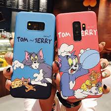 トムとジェリー キャラクター galaxys9 s9plusケース galaxynote9カバー かわいい tom and jerry カップルケース accesorios para celular telefono