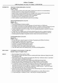 They may work with marketing, sales, and personnel departments to develop pricing models, or conduct research on an organization's. Equity Research Analyst Resume Beautiful Junior Research Analyst Resume Samples Analyst Job Resume Samples Resume