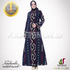 Mana nih dari foto di atas. Gamis Batik Wanita Muslimah Kain Tenun Troso Jepara Handmade Gms002 Shopee Indonesia
