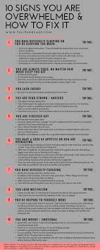 10 Signs You Are Overwhelmed Self Care Strategies Free Printable Health Self Care Self Improvement