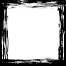 Black Square Grunge Frame Png