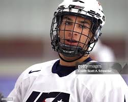 William Wrenn of the USNTDP-U18 skates in warmups before a game with...  News Photo