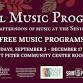 Fall Music Series event in St Peter, MN