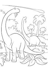 The pdf prints best on standard 8.5 x 11 paper. The Good Dinosaur Two Diplodocus Look At The Meteor That Is Falling On The Ground