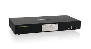 Share dual cinema 4k displayport monitors (4096 x 2160 @60hz). Iogear Gcs1942 2 Port 4k Dual View Displayport Kvmp With Usb 3 0 Hub And Audio Taa