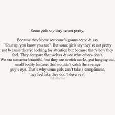 I Dont Feel Pretty Quotes Quotesgram