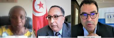 Virtual training with Tunisian diplomats